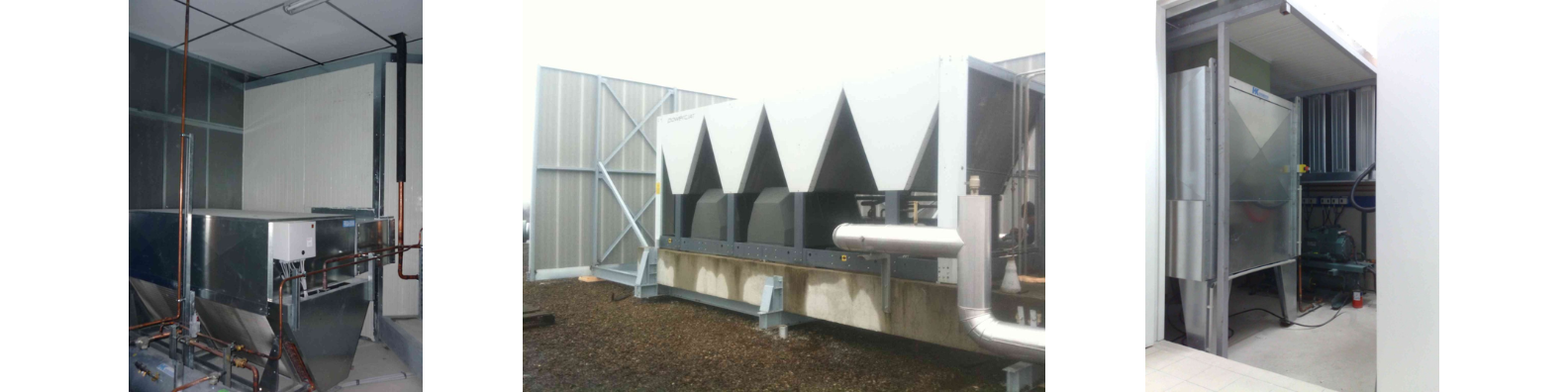 Exemples d'aéro- condenseurs.