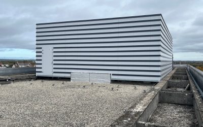 Écran acoustique en toiture à Troyes